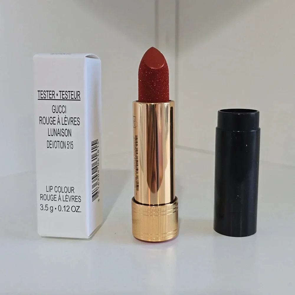 New Gucci Lipstick Tester-515 Glitter Devotion